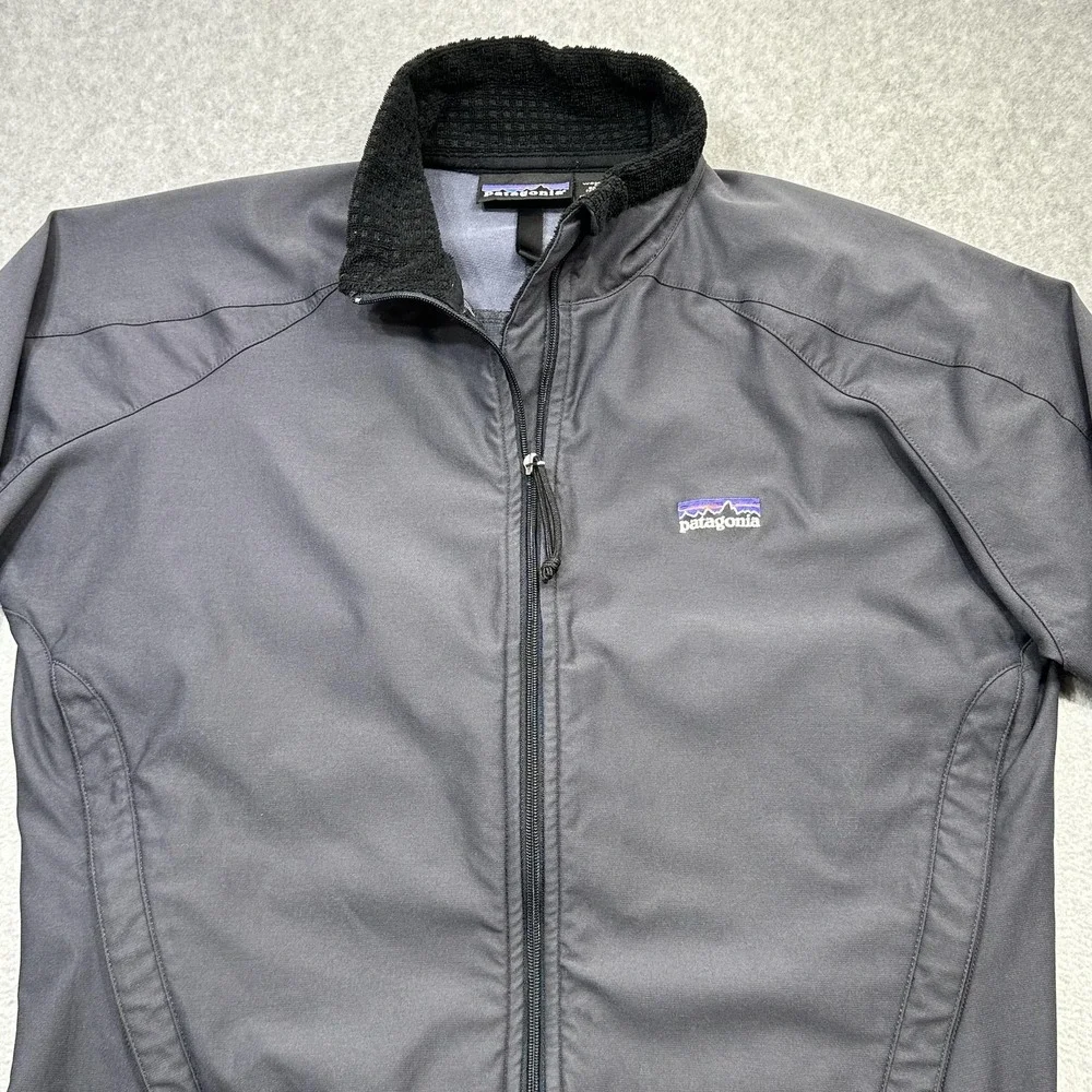 Vintage Patagonia Jacket Womens Medium Gray Regulator Slingshot Softshell 24070